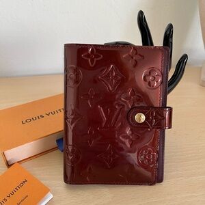Louis Vuitton Verni Agenda PM Burgundy EUC 2010